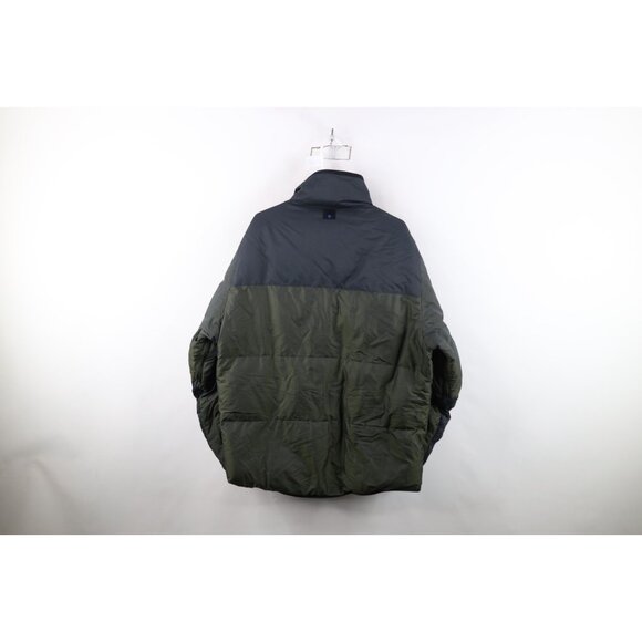 Vtg 90s Nautica Competition Mens Large Spell Out Color Block Down Puffer Jacket - Picture 15 of 16